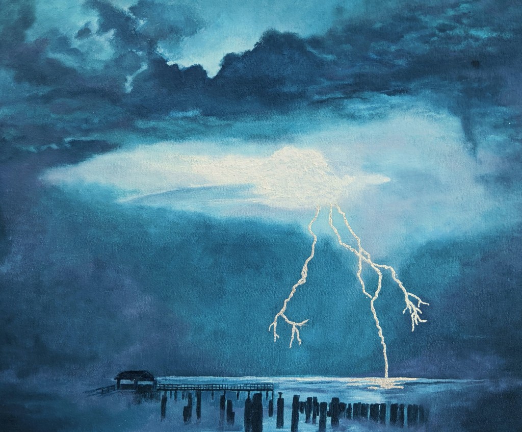 Lightning Strikes in Davis Bay, B.C.